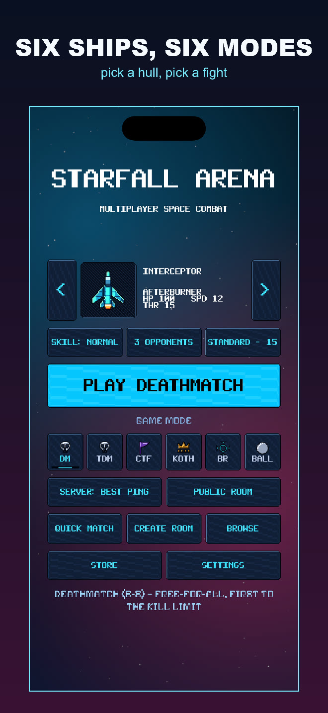 StarFall Arena gameplay screenshot 2